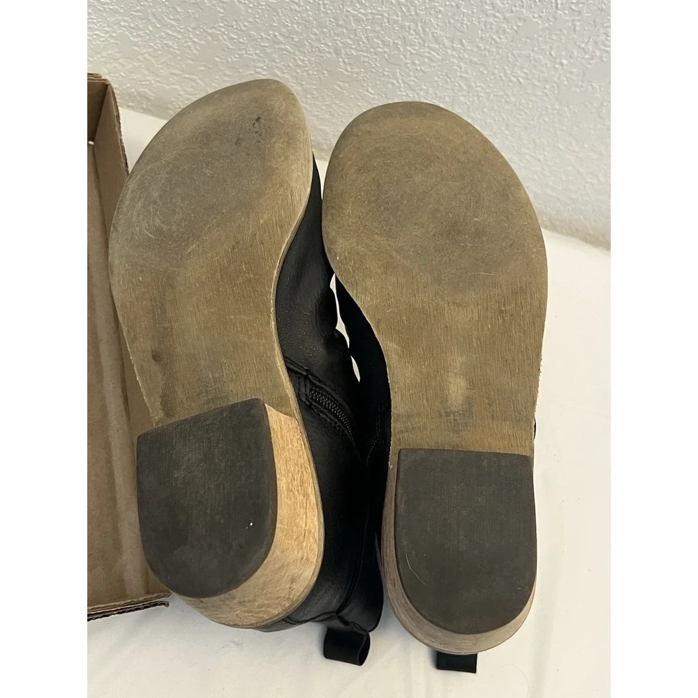 Bare Traps Pennie Women Black Side Zip Ankle Boot Bootie Shoe Size 8M Block 1.75